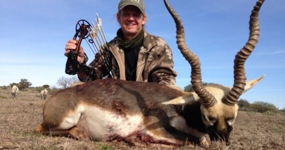 blackbuck killed bow hunting