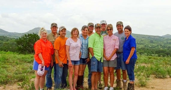 family reunion on hunting ranch