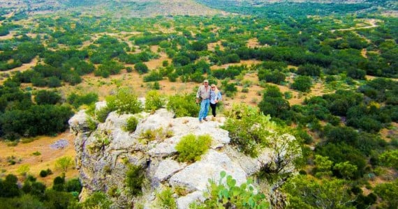 hiking mountain top Texas