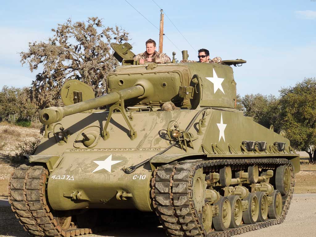 tankdrivingsherman OX Ranch