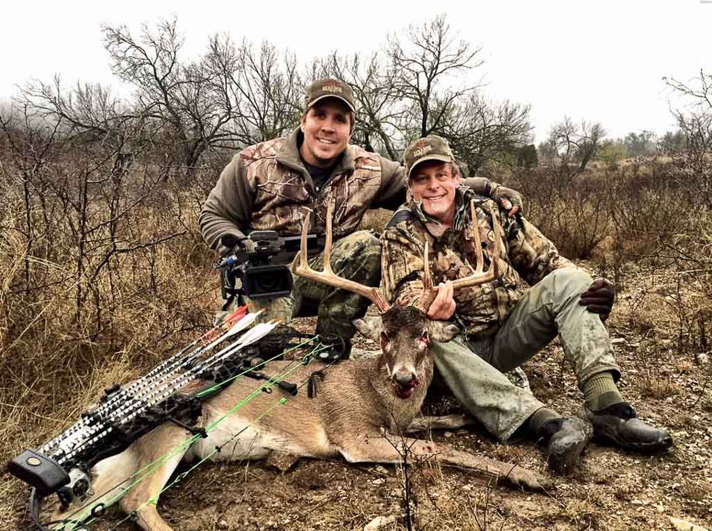 Ted Nugent hunting whitetail with a bow