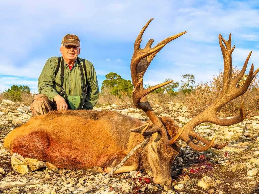 tusind vinter i aften red-deer-hunting - OX Ranch