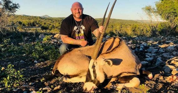 Texas gemsbok antelope hunting